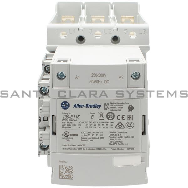 Allen Bradley 100-E116KN11 Contactor Product Image