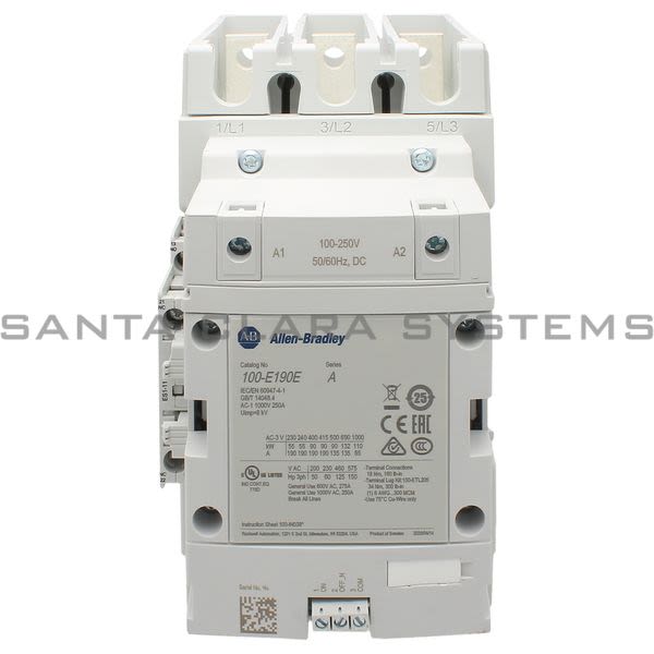 Allen Bradley 100-E190ED11 Contactor Product Image