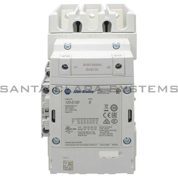 Allen Bradley 100-E190KJ11 Contactor Product Image