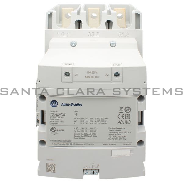 Allen Bradley 100-E370ED11 Contactor Product Image