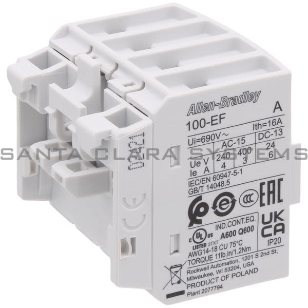Allen Bradley 100-EFA22 Contact Block Product Image