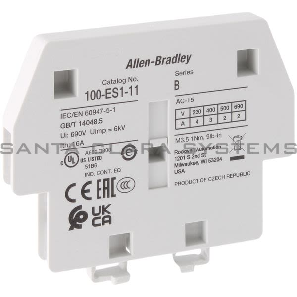 Allen Bradley 100-ES1-11 Auxiliary Contact Product Image