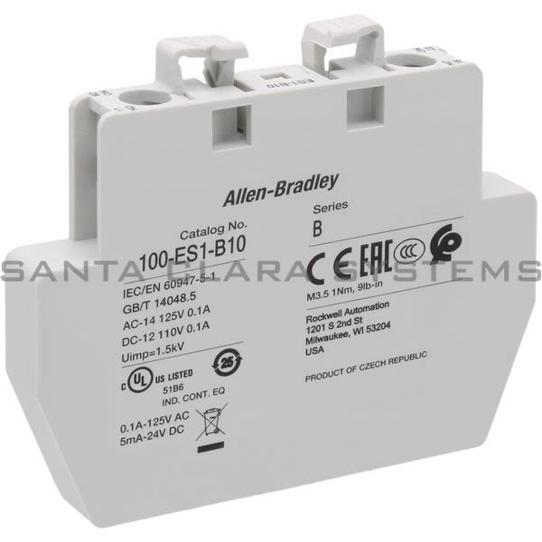 Allen Bradley 100-ES1-B10 Auxiliary Contact Product Image
