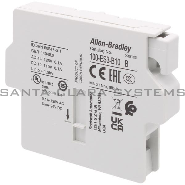 Allen Bradley 100-ES3-B10 Auxiliary Contact Product Image