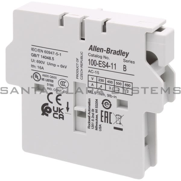 Allen Bradley 100-ES4-11 Auxiliary Contact Product Image