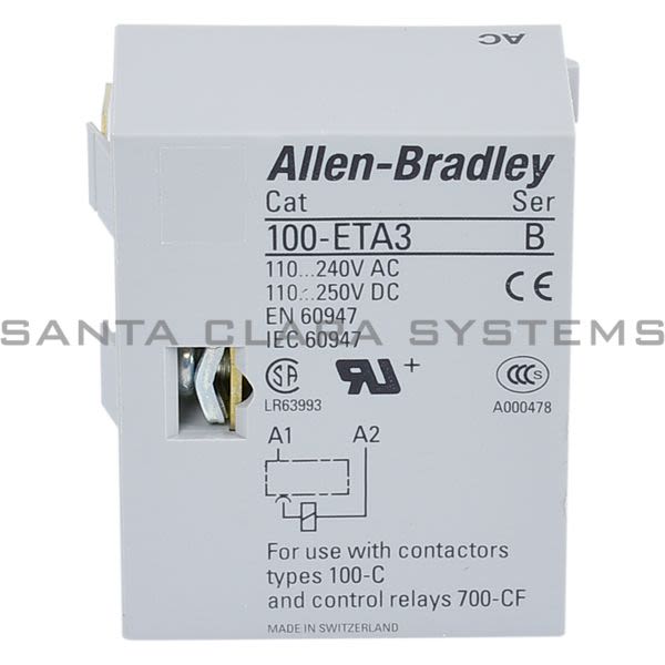 Allen Bradley 100-ETA3 Contactor Product Image