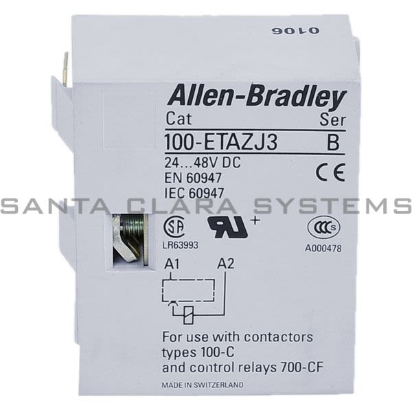 Allen Bradley 100-ETAZJ3 Contactor Product Image
