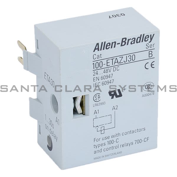 Allen Bradley 100-ETAZJ30 Contactor Product Image