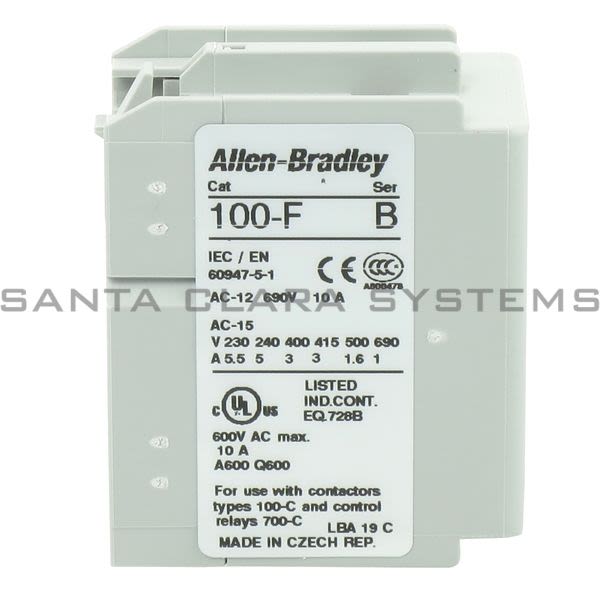 Allen Bradley 100-FA20  Auxiliary Contact Block Product Image