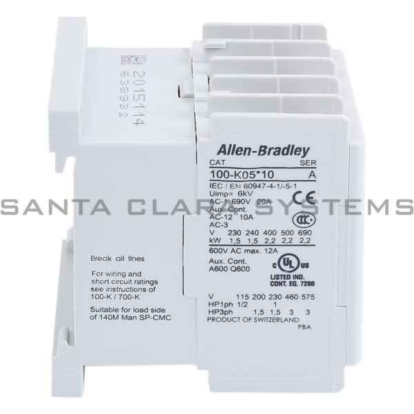 100-K05DJ10 Allen Bradley In stock and ready to ship - Santa Clara Systems