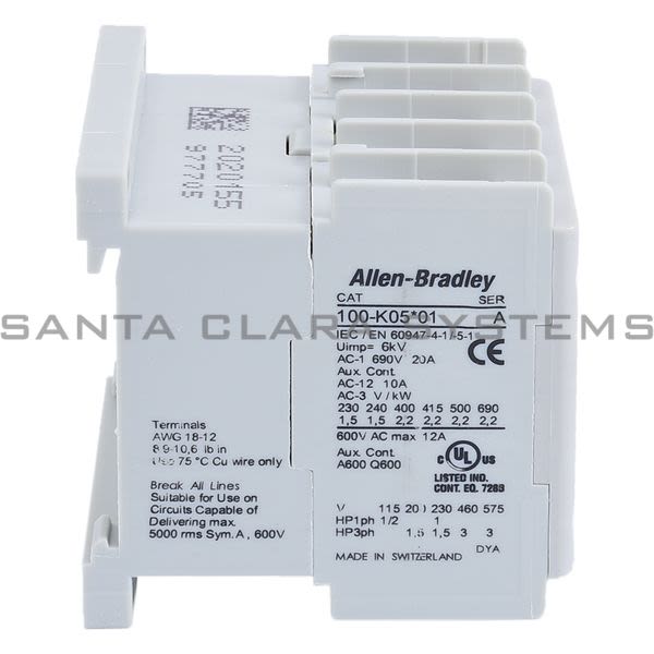 Allen Bradley 100-K05KA01  Contactor Product Image