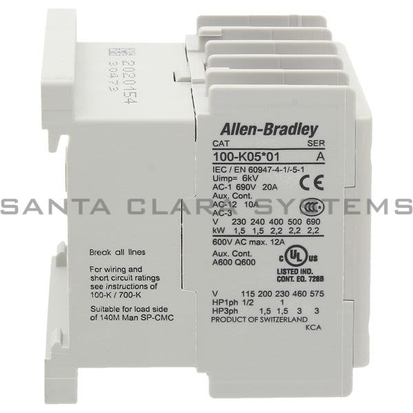 Allen Bradley 100-K05KF01 Contactor Product Image