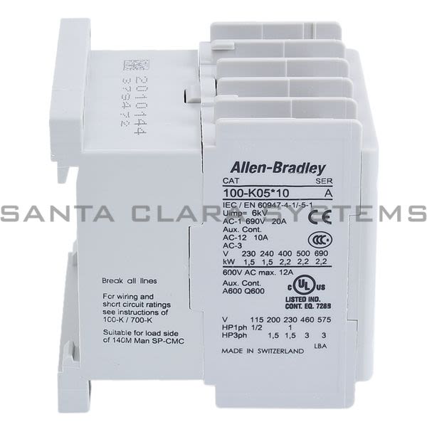 Allen Bradley 100-K05KJ10 Contactor Product Image
