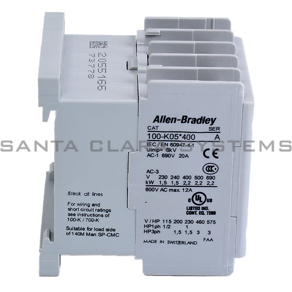 Allen Bradley 100-K05ZJ400 Mini Contactor Product Image