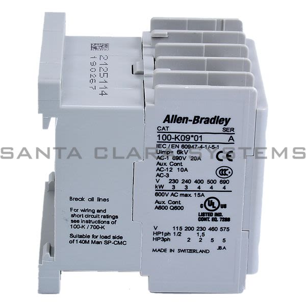 Allen Bradley 100-K09D01 Contactor Product Image