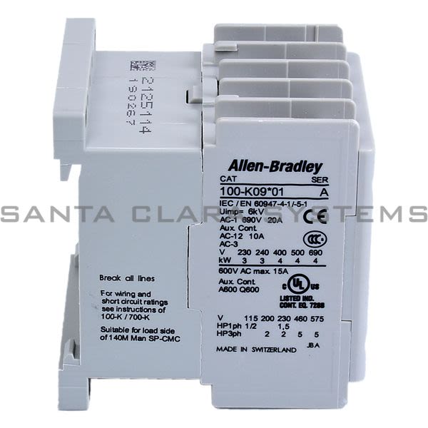 Allen Bradley 100-K09DJ01M Contactor Product Image