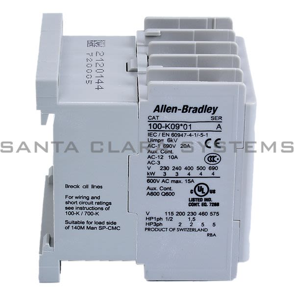 Allen Bradley 100-K09KJ01  Contactor Product Image