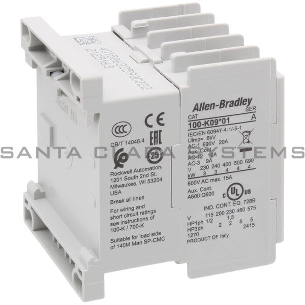 Allen Bradley 100-K09ZQ01 Contactor Product Image