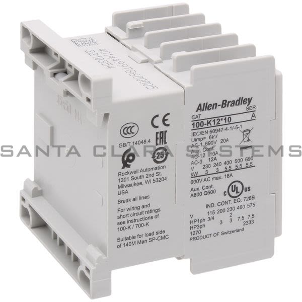 Allen Bradley 100-K12B10 Contactor Product Image