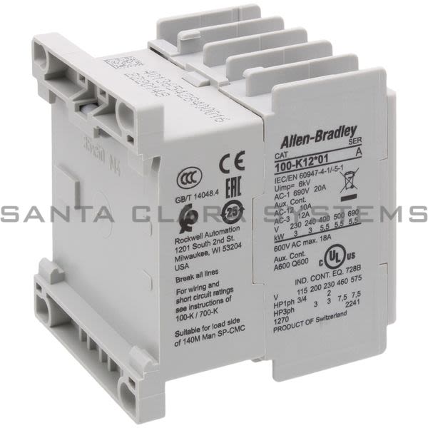 Allen Bradley 100-K12D01 Contactor Product Image