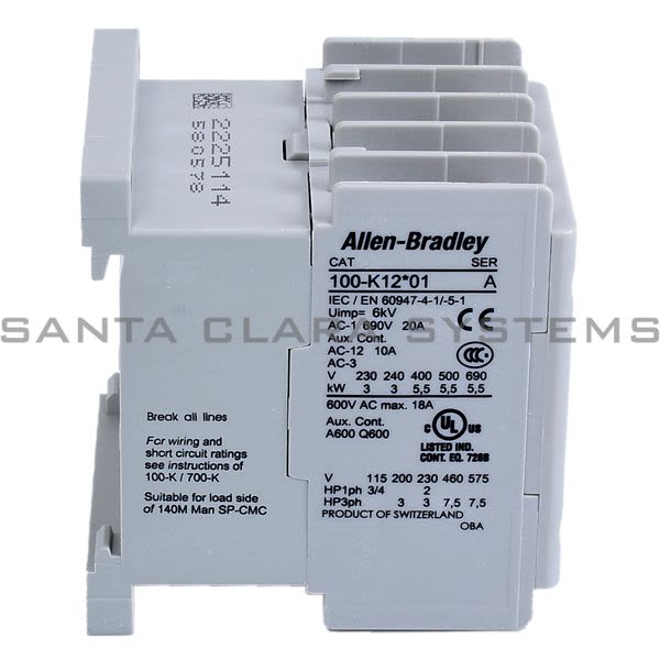 Allen Bradley 100-K12DJ01 Contactor Product Image