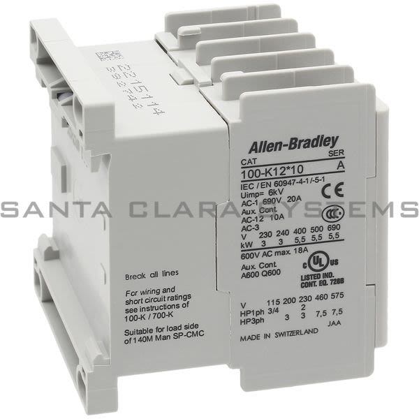 Allen Bradley 100-K12DJ10  Contactor Product Image