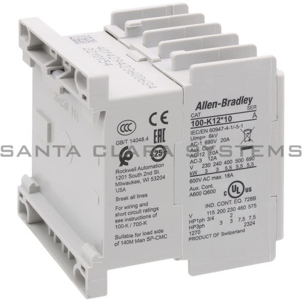 Allen Bradley 100-K12KF10 Contactor Product Image
