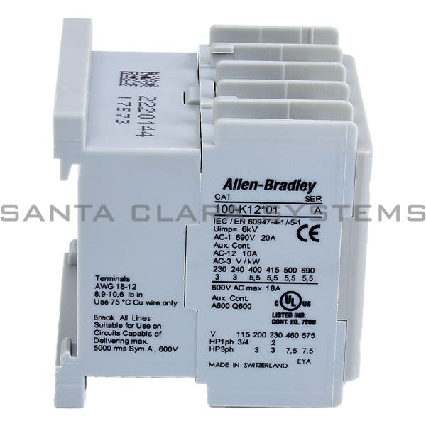 Allen Bradley 100-K12KJ01 Contactor Product Image