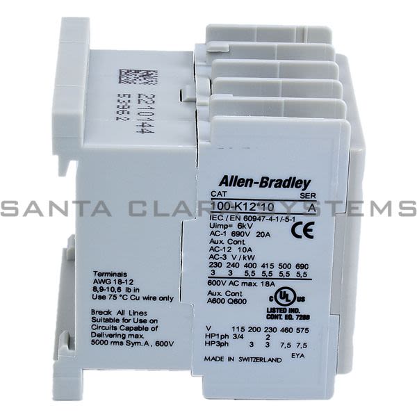 Allen Bradley 100-K12KJ10 Contactor Product Image