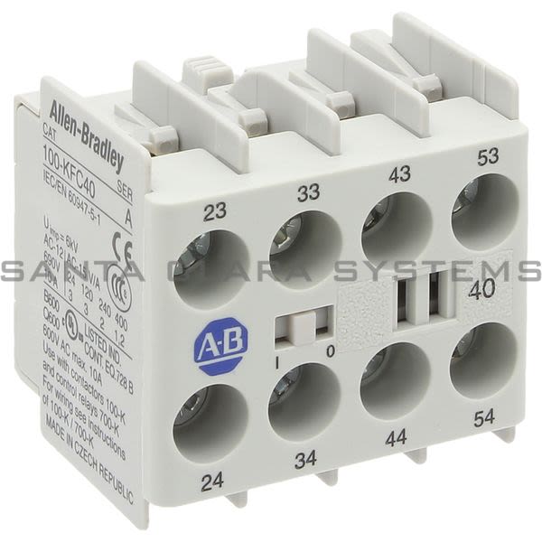 Allen Bradley 100-KFC40 Auxiliary Contact Block Product Image