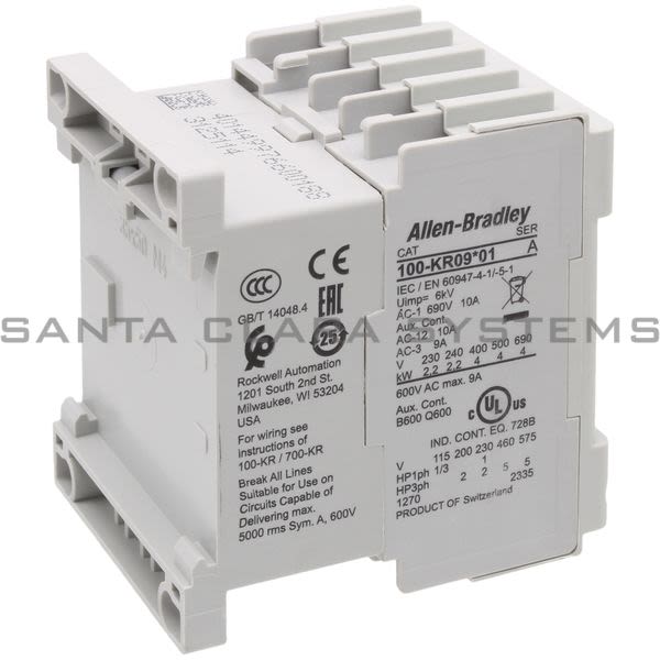 Allen Bradley 100-KR09DJ01 Contactor Product Image