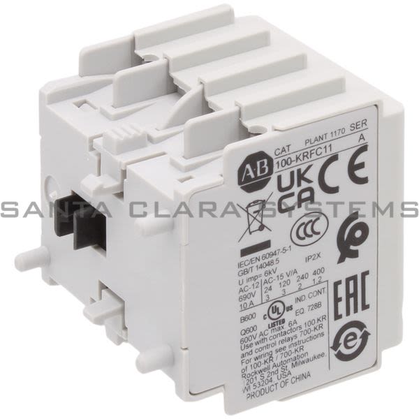 Allen Bradley 100-KRFC11 Auxiliary Contact Block Product Image