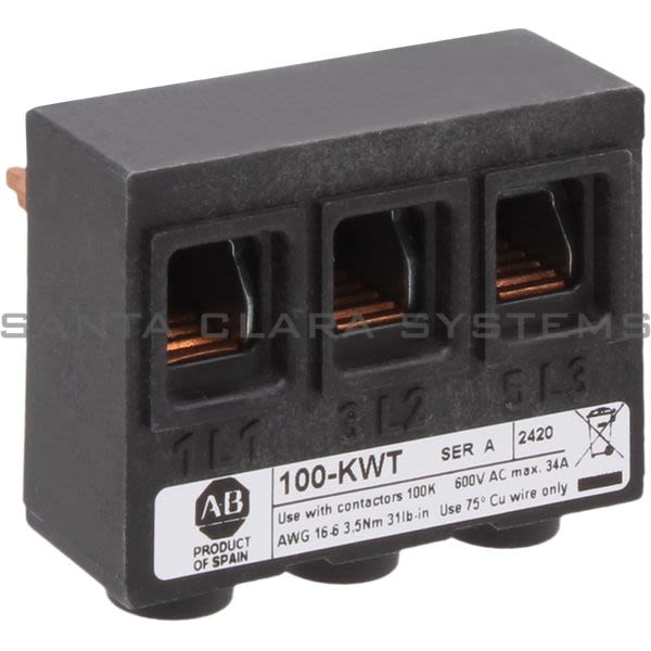 Allen Bradley 100-KWT Feeder Terminal Product Image