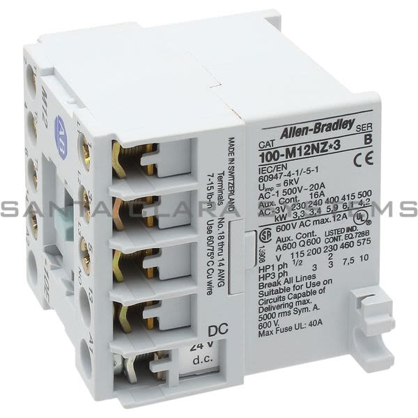 Allen Bradley 100-M12NZ243S Contactor Product Image