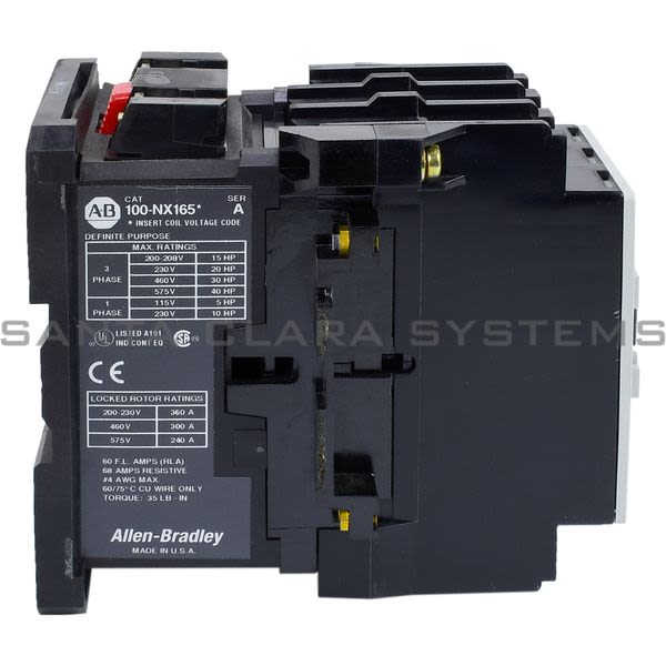 Allen Bradley 100-NX165D Contactor Product Image