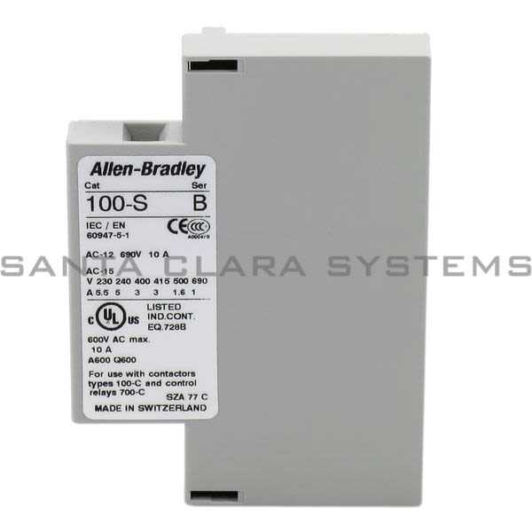 Allen Bradley 100-SA10 Auxiliary Contact Block Product Image