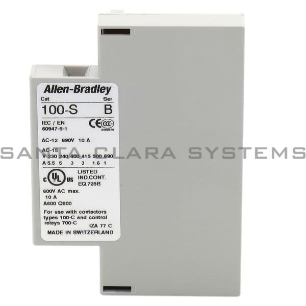 Allen Bradley 100-SB01 Auxiliary Contact Block Product Image