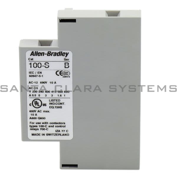 Allen Bradley 100-SB20 Contact Block Product Image