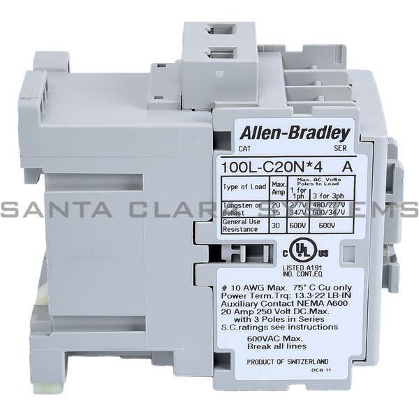 Allen Bradley 100L-C20ND4 Contactor Product Image