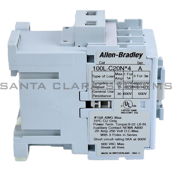 Allen Bradley 100L-C20NJ4 Contactor Product Image