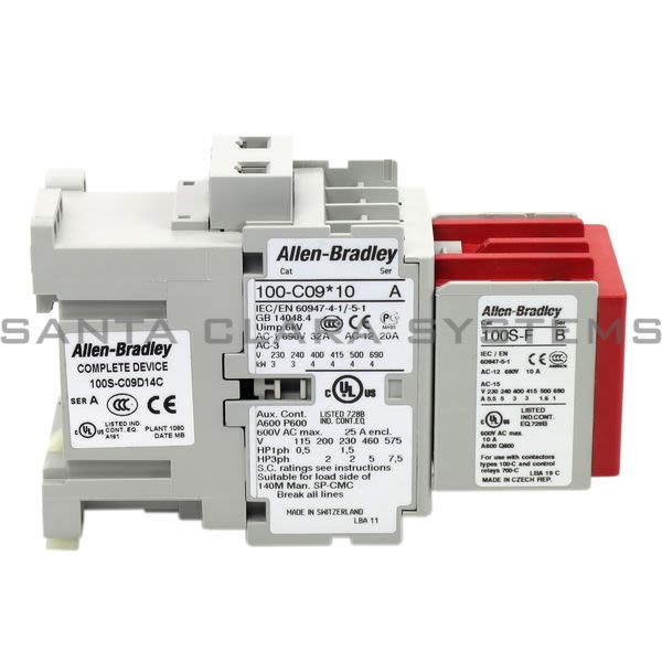 Allen Bradley 100S-C09D14C Contactor Product Image