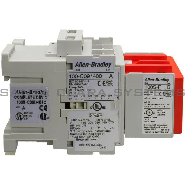 Allen Bradley 100S-C09D404C Safety Contactor Product Image