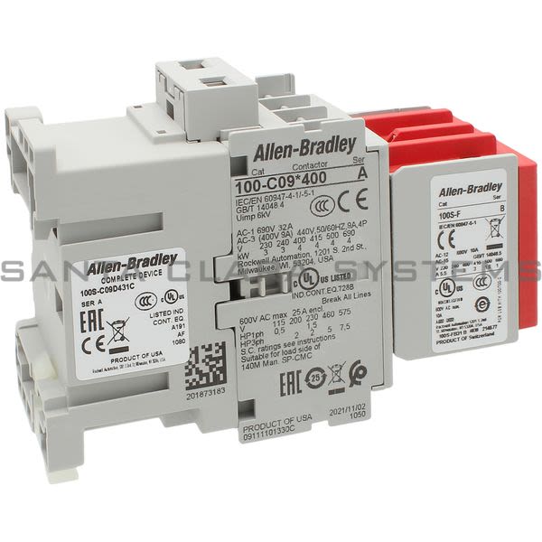 Allen Bradley 100S-C09D431C Safety Contactor Product Image