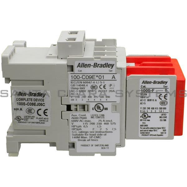 Allen Bradley 100S-C09EJ05C Safety Contactor Product Image