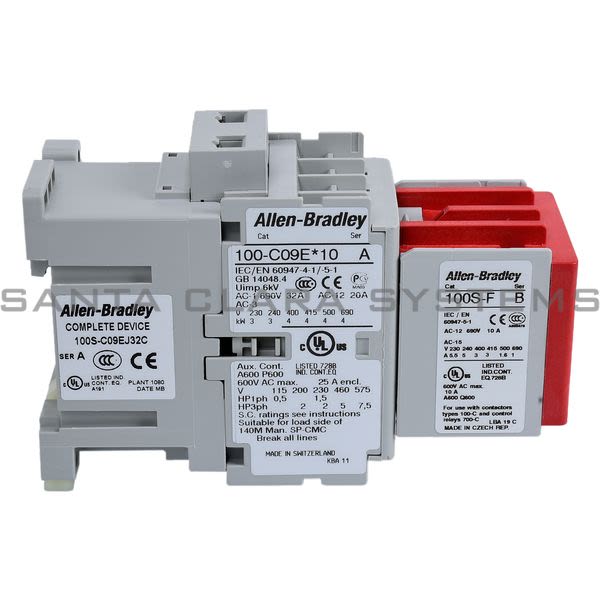 Allen Bradley 100S-C09EJ32C Safety Contactor Product Image