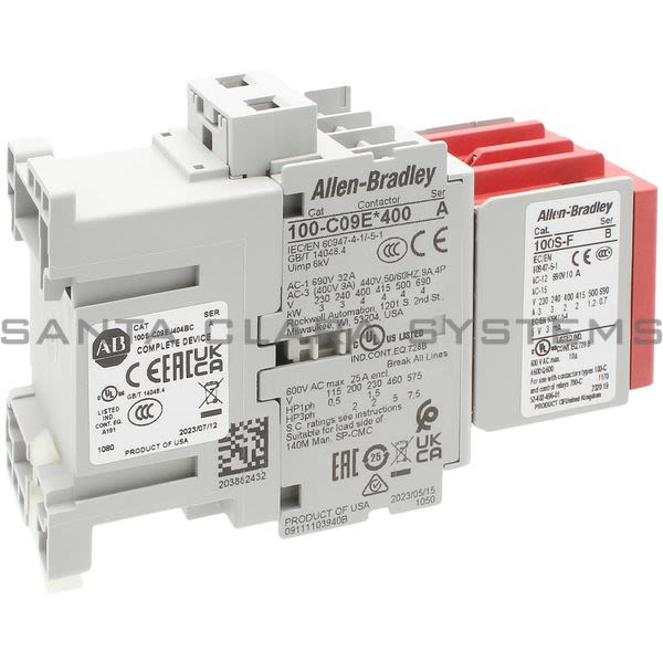 Allen Bradley 100S-C09EJ404BC  Safety Contactor Product Image