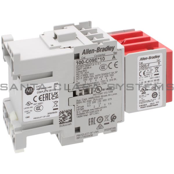Allen Bradley 100S-C09UEJ14BC Safety Contactor Product Image