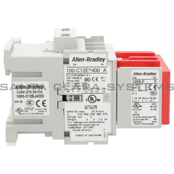 Allen Bradley 100S-C12EJ422C Safety Contactor Product Image
