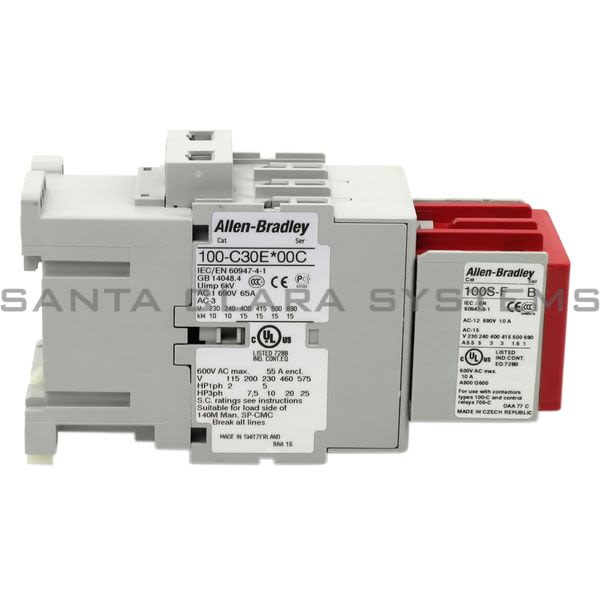 Allen Bradley 100S-C30EJ04C  Safety Contactor Product Image