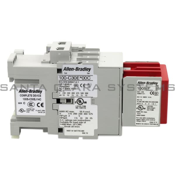 Allen Bradley 100S-C30EJ14C Safety Contactor Product Image